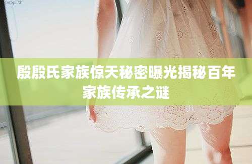 殷殷氏家族惊天秘密曝光揭秘百年家族传承之谜