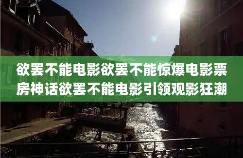 欲罢不能电影欲罢不能惊爆电影票房神话欲罢不能电影引领观影狂潮