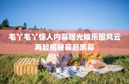 毛丫毛丫惊人内幕曝光娱乐圈风云再起揭秘幕后黑幕