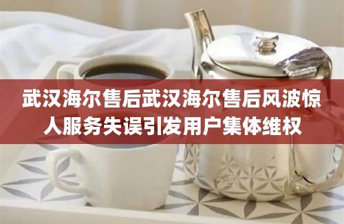 武汉海尔售后武汉海尔售后风波惊人服务失误引发用户集体维权