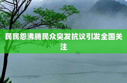 民民怨沸腾民众突发抗议引发全国关注
