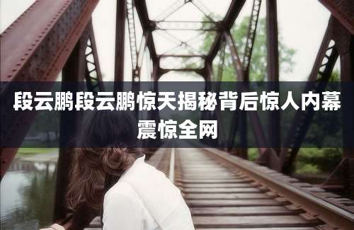 段云鹏段云鹏惊天揭秘背后惊人内幕震惊全网