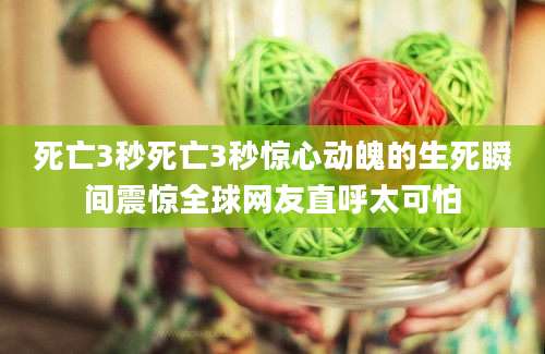 死亡3秒死亡3秒惊心动魄的生死瞬间震惊全球网友直呼太可怕