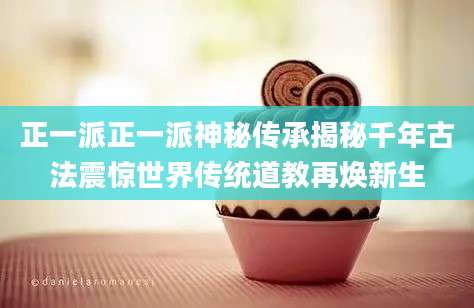 正一派正一派神秘传承揭秘千年古法震惊世界传统道教再焕新生