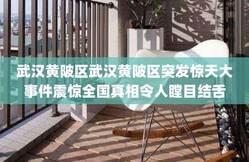 武汉黄陂区武汉黄陂区突发惊天大事件震惊全国真相令人瞠目结舌