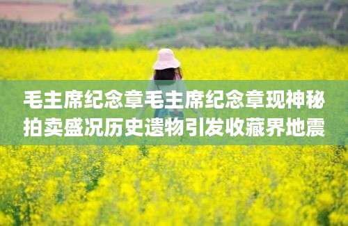 毛主席纪念章毛主席纪念章现神秘拍卖盛况历史遗物引发收藏界地震