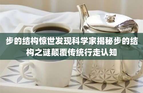 步的结构惊世发现科学家揭秘步的结构之谜颠覆传统行走认知