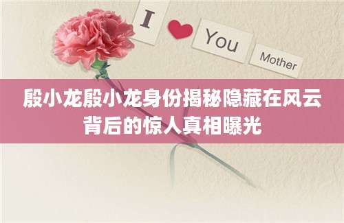 殷小龙殷小龙身份揭秘隐藏在风云背后的惊人真相曝光
