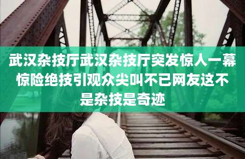 武汉杂技厅武汉杂技厅突发惊人一幕惊险绝技引观众尖叫不已网友这不是杂技是奇迹
