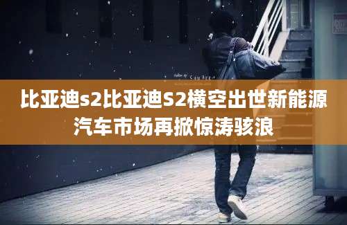 比亚迪s2比亚迪S2横空出世新能源汽车市场再掀惊涛骇浪