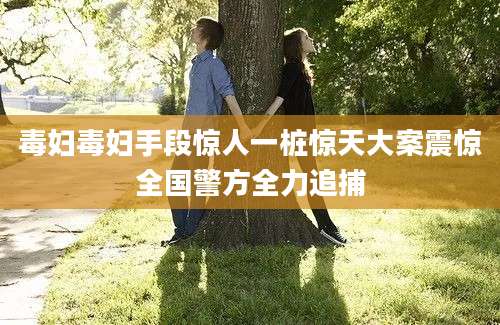 毒妇毒妇手段惊人一桩惊天大案震惊全国警方全力追捕