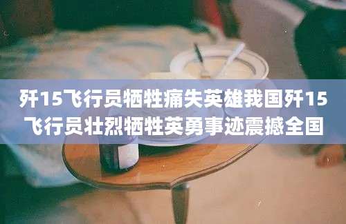 歼15飞行员牺牲痛失英雄我国歼15飞行员壮烈牺牲英勇事迹震撼全国