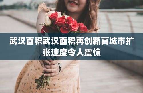武汉面积武汉面积再创新高城市扩张速度令人震惊