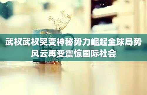武权武权突变神秘势力崛起全球局势风云再变震惊国际社会