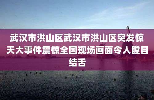 武汉市洪山区武汉市洪山区突发惊天大事件震惊全国现场画面令人瞠目结舌