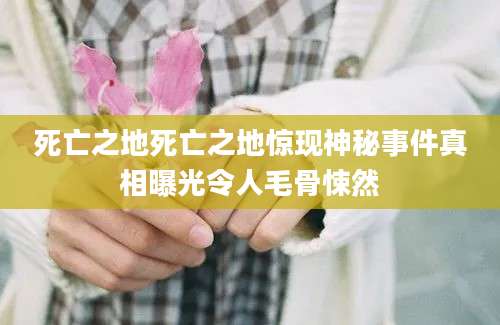死亡之地死亡之地惊现神秘事件真相曝光令人毛骨悚然
