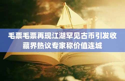 毛票毛票再现江湖罕见古币引发收藏界热议专家称价值连城