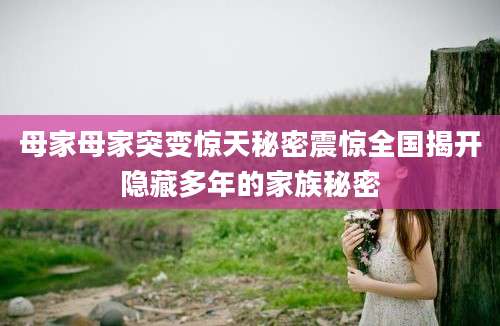 母家母家突变惊天秘密震惊全国揭开隐藏多年的家族秘密